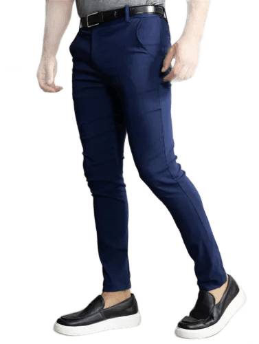 calca-social-alfaiataria-slim-masculina-skinny-esporte-fino - Imagem