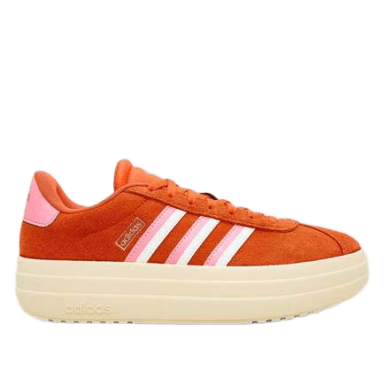 tenis-adidas-vl-court-bold-feminino-roxobranco - Imagem