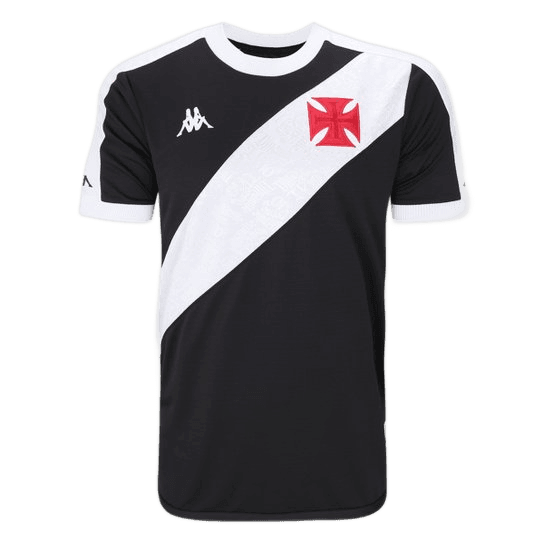 camisa-vasco-i-2425-jogador-kappa-masculina-pretobranco - Imagem