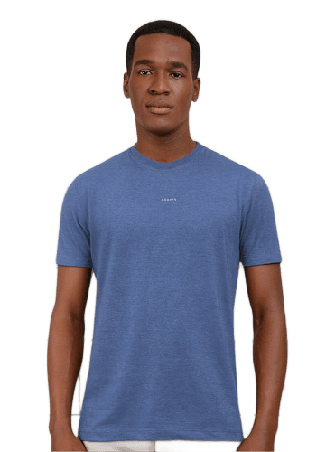 camiseta-aramis-estampa-costas-barcode-azul-royal-mescla - Imagem