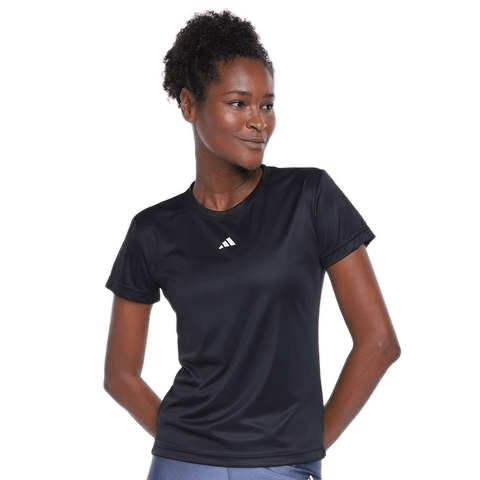 camiseta-adidas-treino-basica-feminina-pretobranco - Imagem