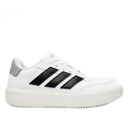 tenis-adidas-courtblock-bold-feminino-brancopreto - Imagem
