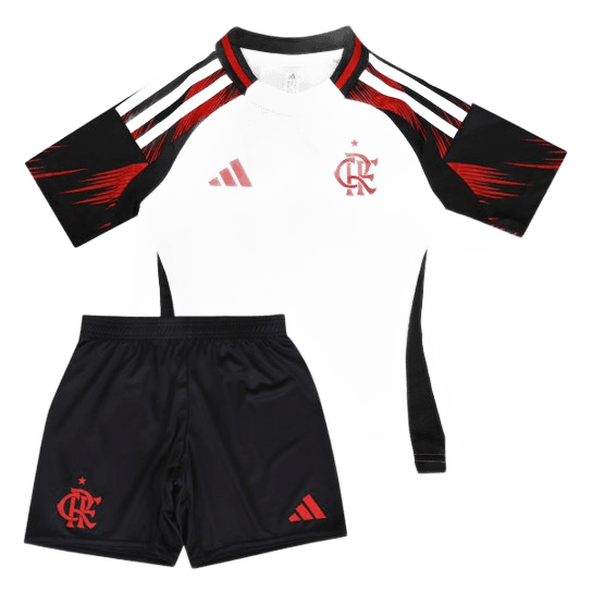 kit-flamengo-infantil-ii-2526-sn-torcedor-adidas-branco - Imagem