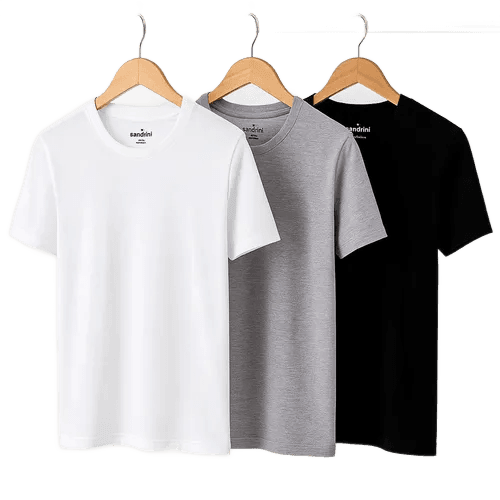 kit-3-camisetas-algodao-dia-dia-sandrini-basica-conforto - Imagem