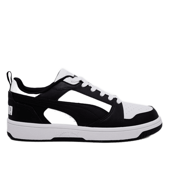 tenis-puma-rebound-v6-low-brancopreto - Imagem