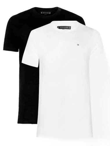 kit-camisetas-tommy-hilfiger-essential-vermelhabranca - Imagem