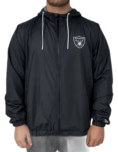 jaqueta-new-era-corta-vento-las-vegas-raiders-preto - Imagem