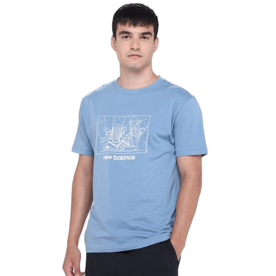 camiseta-new-balance-science-masculina-azul - Imagem