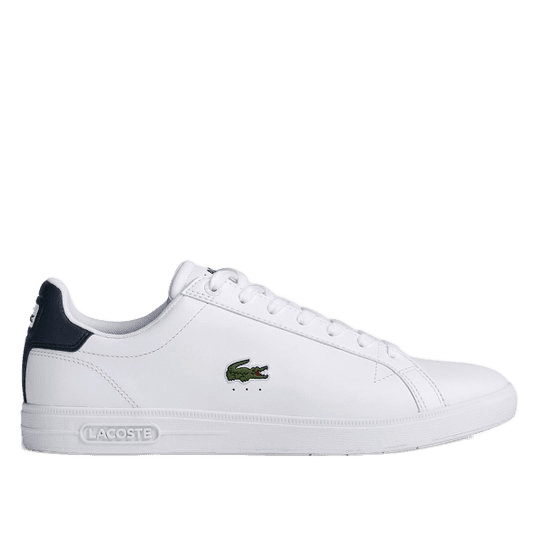 tenis-couro-lacoste-graduate-pro-masculino-branco - Imagem