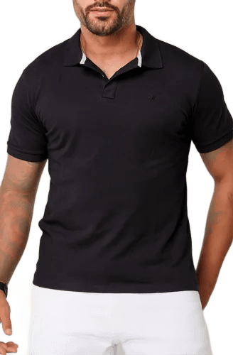 camisa-camiseta-polo-masculina-slim-basica-piquet-koenig-man - Imagem