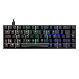 teclado-mecanico-abnt2-akko-3068s-preto-switch-akko-orange - Imagem