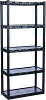 estante-plastica-preta-5-prateleiras-agraplast-872 - Imagem