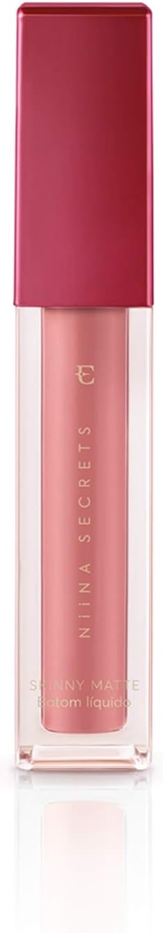 eudora-batom-liquido-niina-secrets-skinny-matte-rose-gardenia-4ml - Imagem