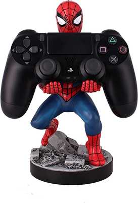 exquisite-gaming-cable-guys-spider-man-classic-cable-guy-phone-and-controller-holder - Imagem