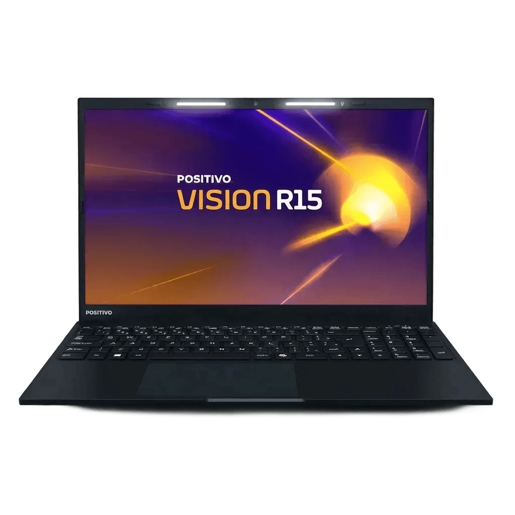 Notebook Positivo Vision R15 Lumina Bar, Amd Ryzen 5 16gb 256gb, Tela 15,6 Full Hd Antirreflexo, Linux - Preto