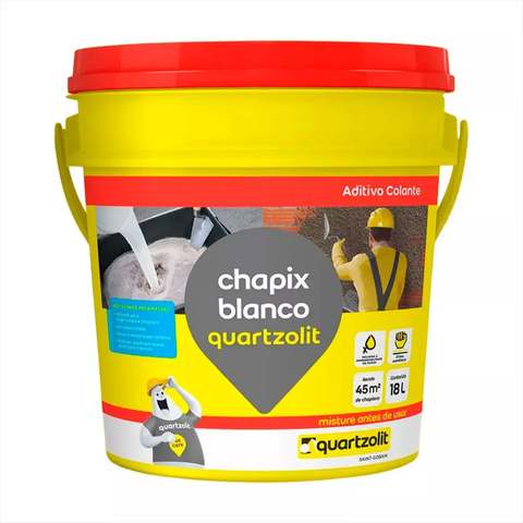 Aditivo P/ Chapisco E Alvenaria Chapix Blanco 18l Quartzolit