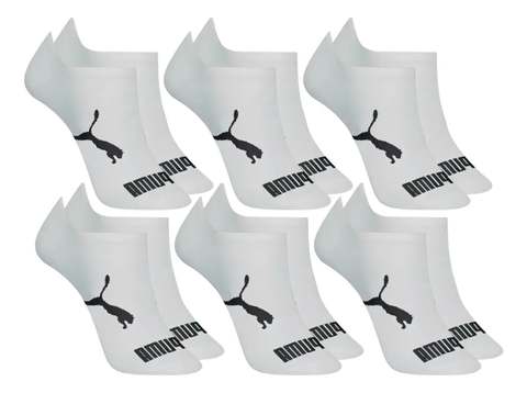 Kit 6 Pares Meias Invisível Puma Sapatilha Adulto Original