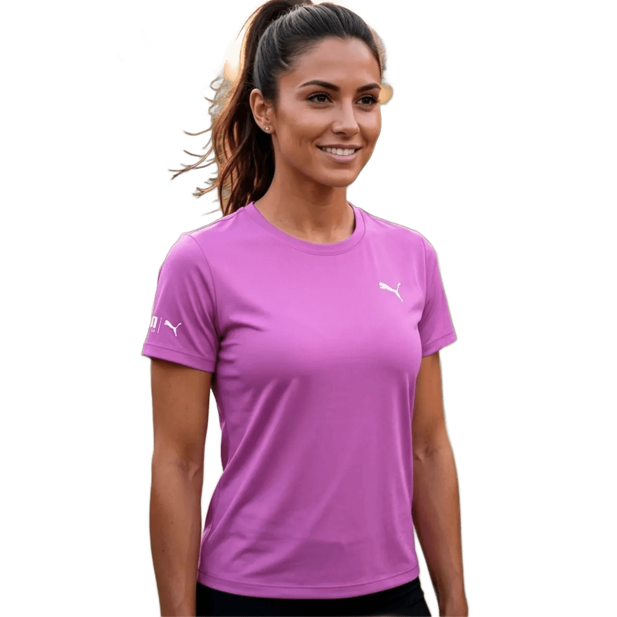 Camiseta Térmica Feminina Uv50+ Puma Manga Curta Original