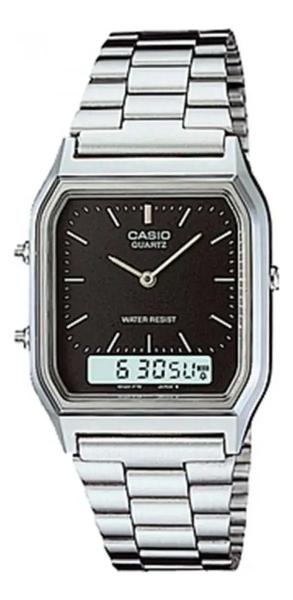 Relógio Casio Unissex Vintage Prata Aq-230a-1dmq