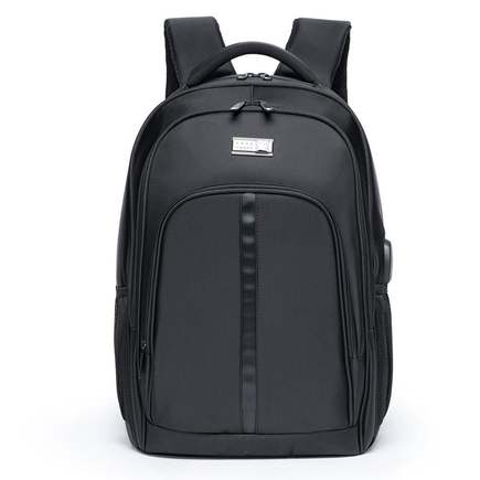 Mochila Hang Loose Executiva C/ Adaptador Usb E Fone De Ouvido 22 Litros - Preto