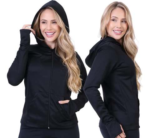 Jaqueta Esportiva Com Capuz, Roupa Fitness, Academia Dry Fit