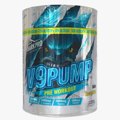 Pré-Treino V9 Pump Pote 300g Shark Pro Energético