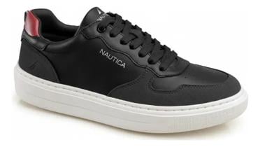 Sneaker Nautica Em Laminado E Sola De Micro Expandido