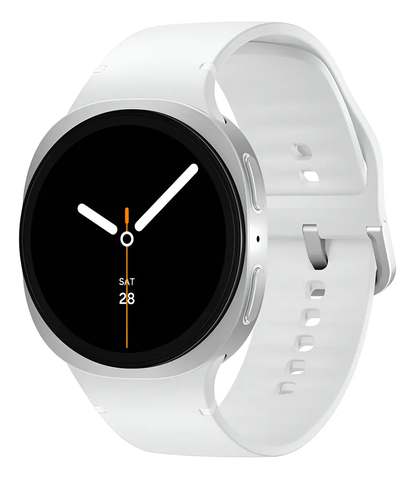 Samsung Galaxy Watch8 Smartwatch 40mm Lte, Galaxy Ai Caixa Prata Pulseira Prata Bisel Prata