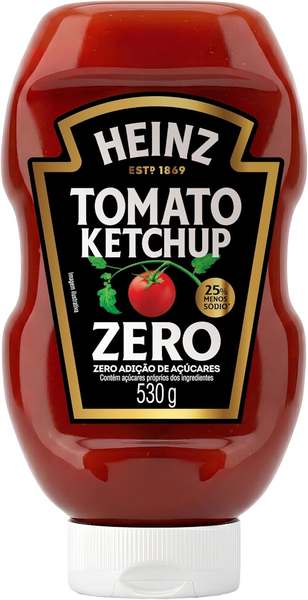 Heinz Ketchup Zero Açúcar 530g