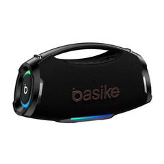Basike Caixa de Som Estéreo Sem Fio, Boombox 200W, Bluetooth, preto