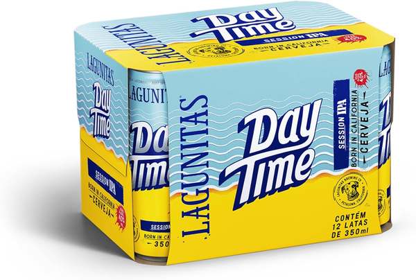 Lagunitas Day Time Cerveja Session IPA, Pack 12 Latas 350ml