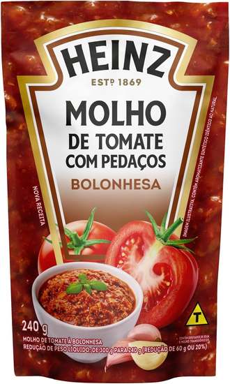 Heinz Molho de Tomate Bolonhesa, 240g