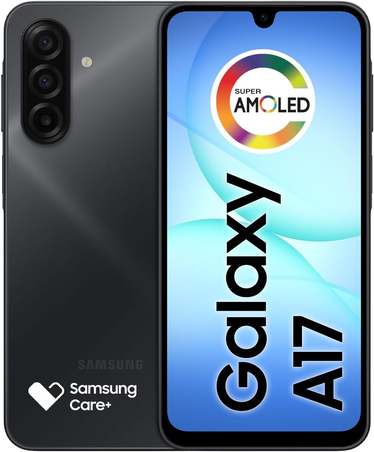 Smartphone Samsung Galaxy A17, 128gb, 4gb, 50mp Tela 6.7", Ip54 - Preto