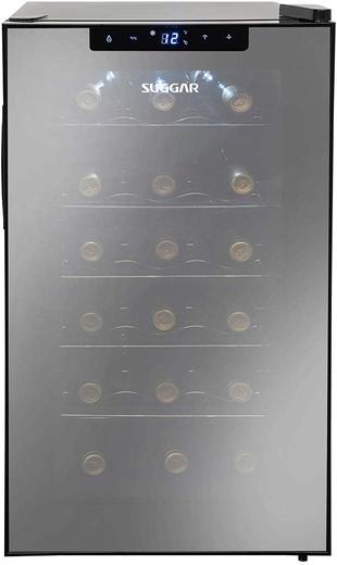 [Regional] Suggar Adega Climatizada Cannes 18 Garrafas Painel Touch Preta 220v Ad1812pt
