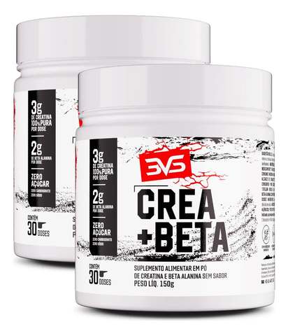 Creatina + Beta Alanina - Fórmula Avançada Para Treinos De Alta Intensidade Com Zero Carboidrato - 150g Sem Sabor