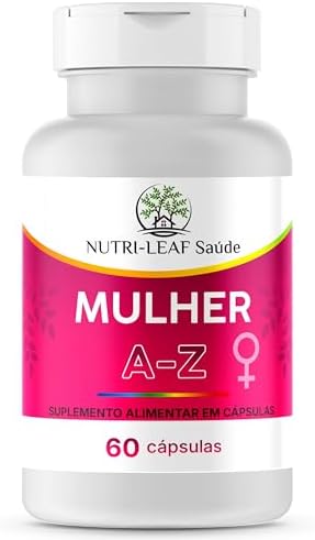 MULHER A Z Vitaminas e Nutrientes Essenciais Para Todas as Fases da Vida | Suplemento com 22 Vitaminas e Minerais para Energia, Disposição, Saúde e Bem-Estar Feminino