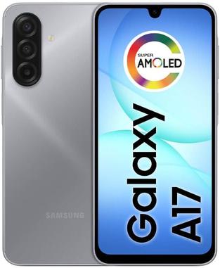 Smartphone Samsung Galaxy A17, 128GB, 4GB, 50MP Tela 6.7", IP54 - Cinza