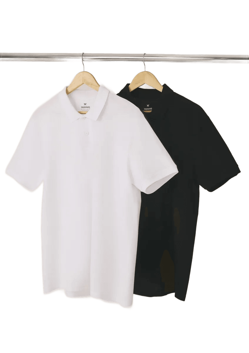 Kit Com 2 Camisas Polo Básicas Masculinas Hering