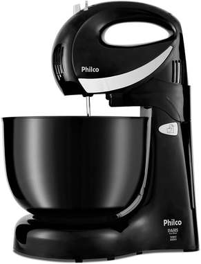 Batedeira Paris Duo Mixer Turbo 4 Litros 500w Preta Philco Preto 60