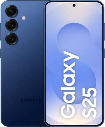 Smartphone Samsung Galaxy S25 5G, 256GB, 12GB RAM, Câmera Tripla de 50+12+10, Tela Grande de 6.2", Azul Marinho