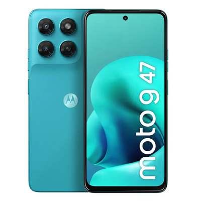 Smartphones Motorola Moto G47 5g - 128gb 4gb Ram + 8gb Ram Boost, Camera 50 Mp Sony Lytia 600, Tela Fhd+ De 120hz - Azul Turquesa