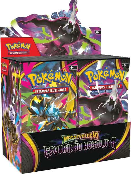 Pokémon TCG: Mega Evolução - Escuridão Absoluta - Booster Box - Português, Jogo de Cartas