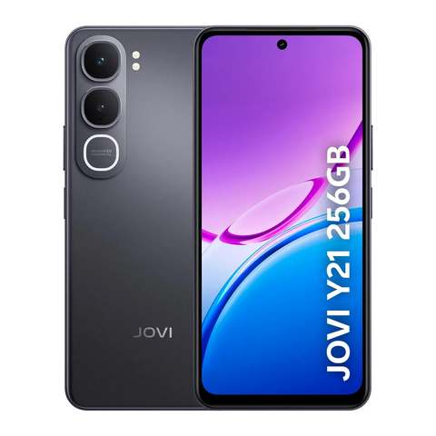 Smartphone Jovi Y21 256GB 8GB RAM (4+4GB RAM expansível) Câmera 50mp Bateria 6500mah - Preto