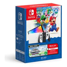 Bundle Nintendo Switch Oled + Super Mario Bros. Wonder + 3mo Nos
