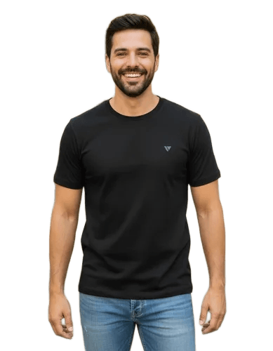 Camiseta Masculina Camisas Slim Voker 100% Algodão Atacado