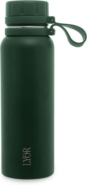 Lyor - Garrafa Térmica De Aço Inox Explorer Verde 650ml