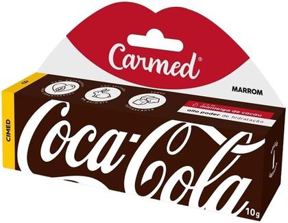 Hidratante Labial Carmed Coca Cola Marrom 10g