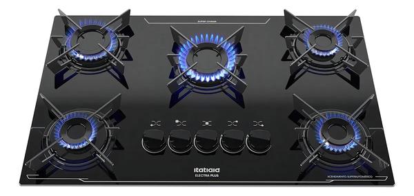 Cooktop Fogão Itatiaia Essencial 5 Bocas Bivolt Preto Preto 127/220v