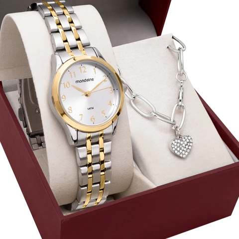 Relógio Feminino Mondaine 32608lpmkbe3 + Pulseira