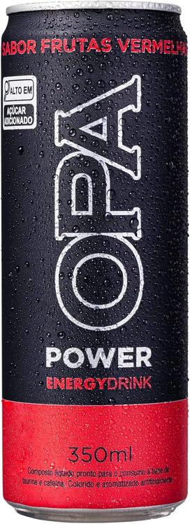 Energético Opa Power Frutas Vermelhas 350ml Opa Bier